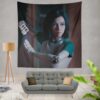 Alita Battle Angel Movie Women Warrior Wall Hanging Tapestry