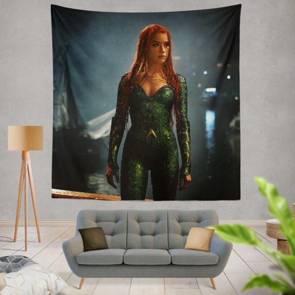 Aquaman Movie Amber Heard Mera DC Comics Wall Hanging Tapestry