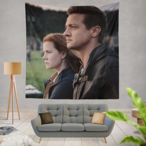 Arrival Movie Amy Adams Jeremy Renner Wall Hanging Tapestry