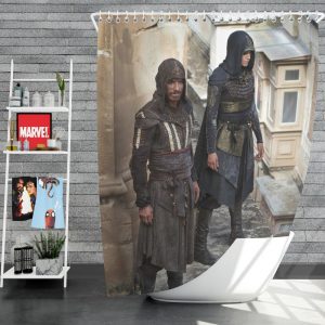 Assassin's Creed Movie Michael Fassbender Shower Curtain