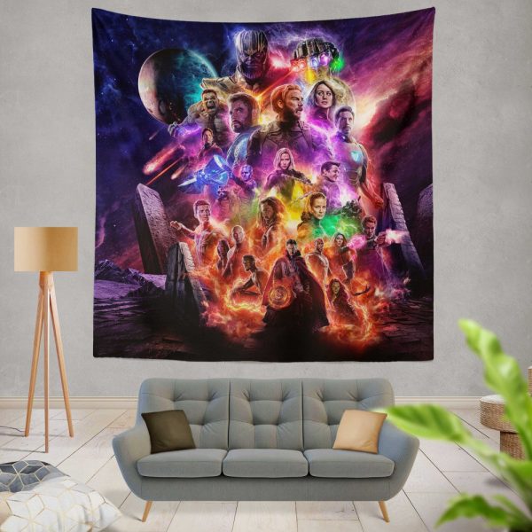 Avengers Endgame Movie Ant-Man Anthony Mackie Benedict Cumberbatch Wall Hanging Tapestry