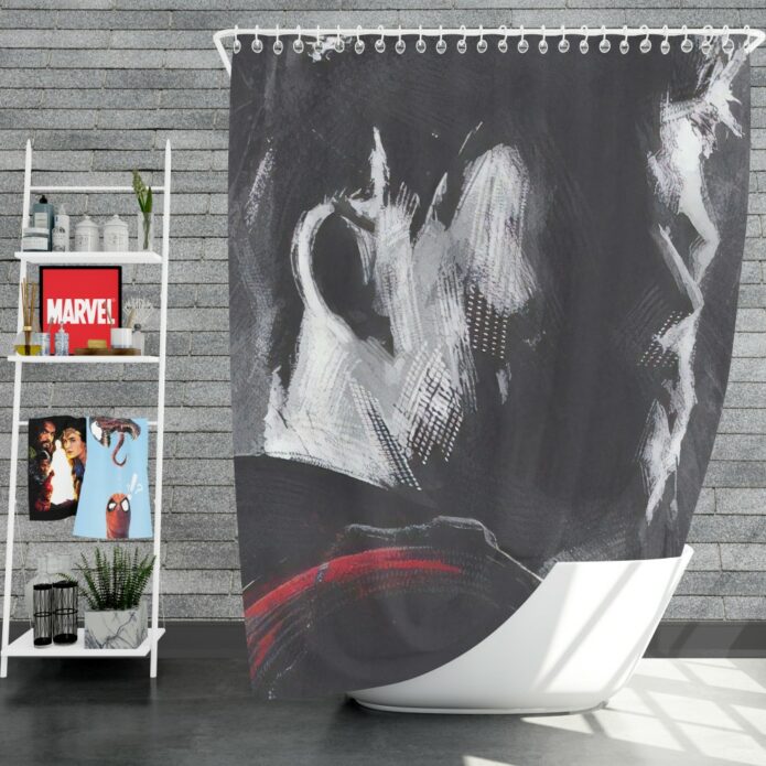 Avengers Endgame Movie Chris Hemsworth Thor Shower Curtain