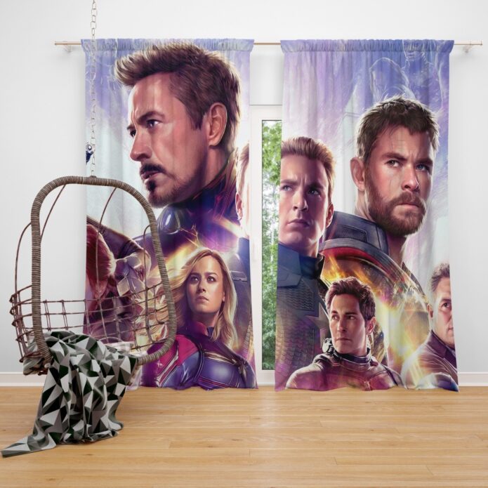 Avengers Endgame The Avengers Marvel MCU Window Curtain