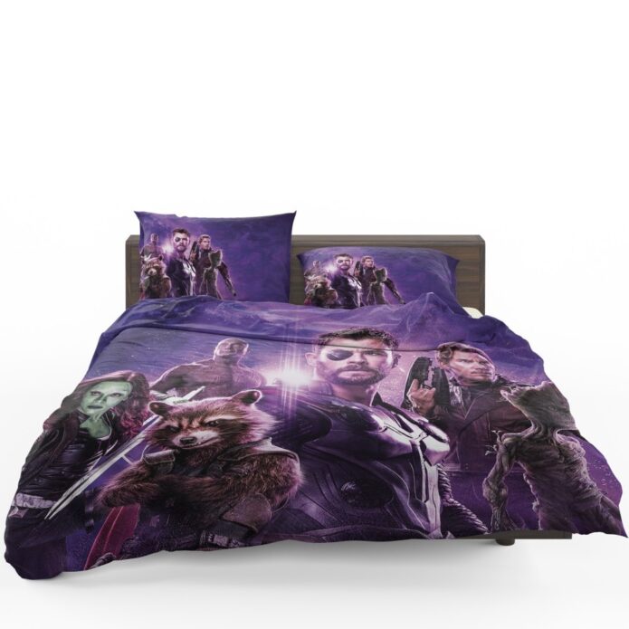 Avengers Infinity War Drax The Destroyer Star Lord Gamora Thor Groot Rocket Raccoon Bedding Set 1