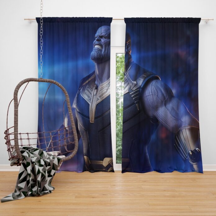 Avengers Infinity War Movie Thanos The Great Villain Window Curtain