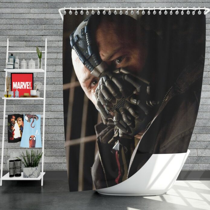 Bane inThe Dark Knight Rises Batman Movie DC Comics Shower Curtain