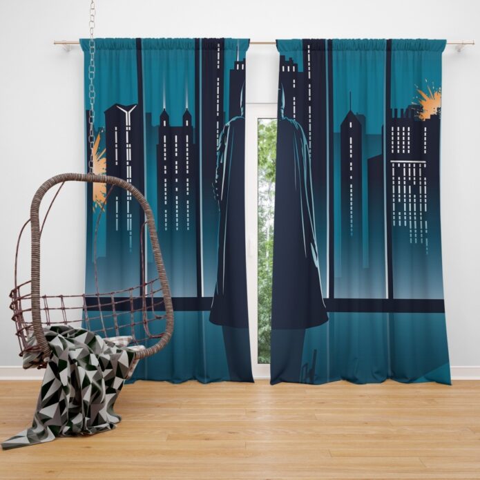 Batman Movie DC Comics Window Curtain