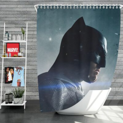 Batman v Superman Dawn of Justice Movie Shower Curtain