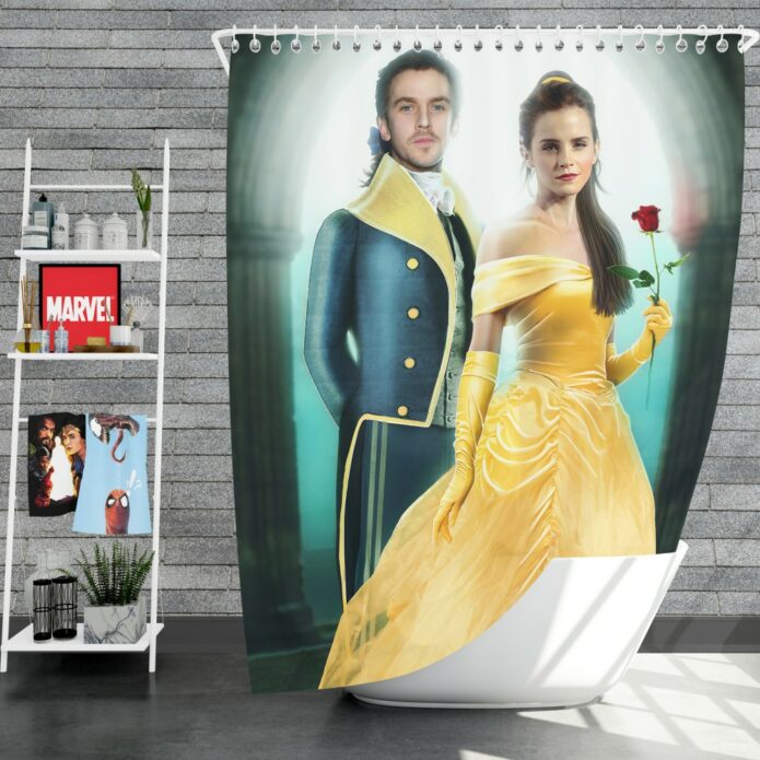 Beauty And The Beast 2017 Movie Emma Watson Shower Curtain