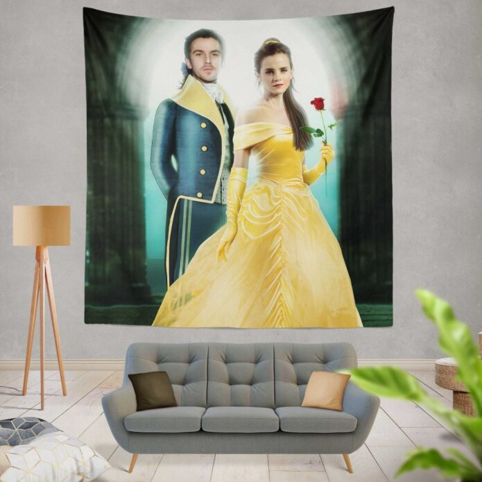 Beauty And The Beast 2017 Movie Emma Watson Wall Hanging Tapestry