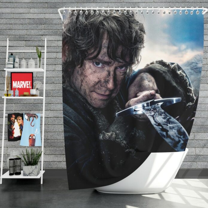 Bilbo Baggins in Lord Of The Rings Movie Shower Curtain