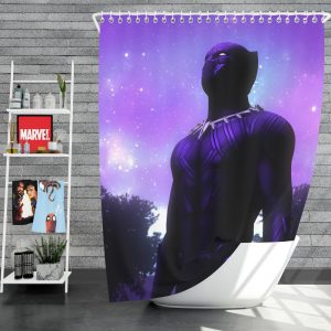 Black Panther Movie Artistic Marvel Comics Shower Curtain