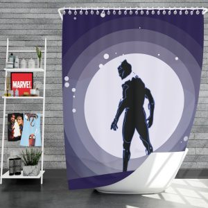 Black Panther Movie Marvel Comics Shower Curtain