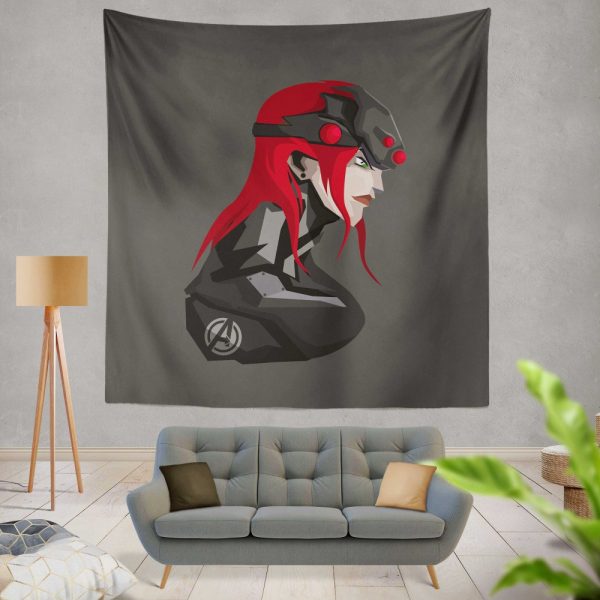 Black Widow Movie Marvel MCU Super Women Avenger Wall Hanging Tapestry