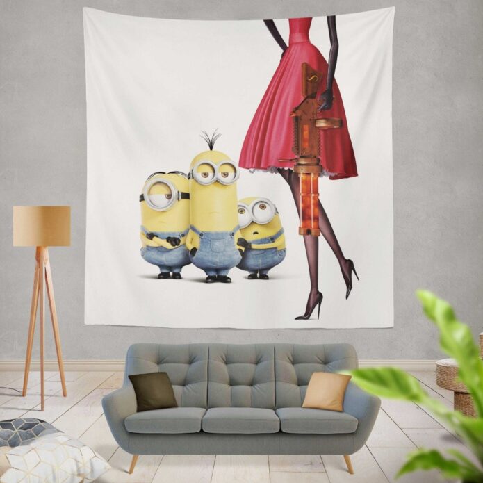 Bob Stuart Kevin Minions MovieWall Hanging Tapestry