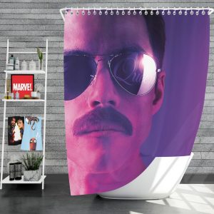 Bohemian Rhapsody Movie Freddie Mercury Queen Rami Malek Shower Curtain