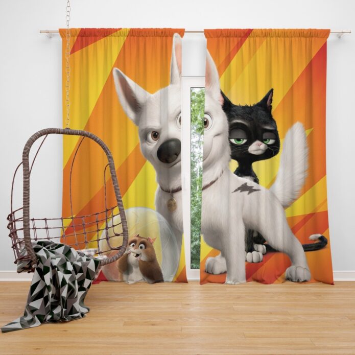 Bolt Movie Kids Window Curtain