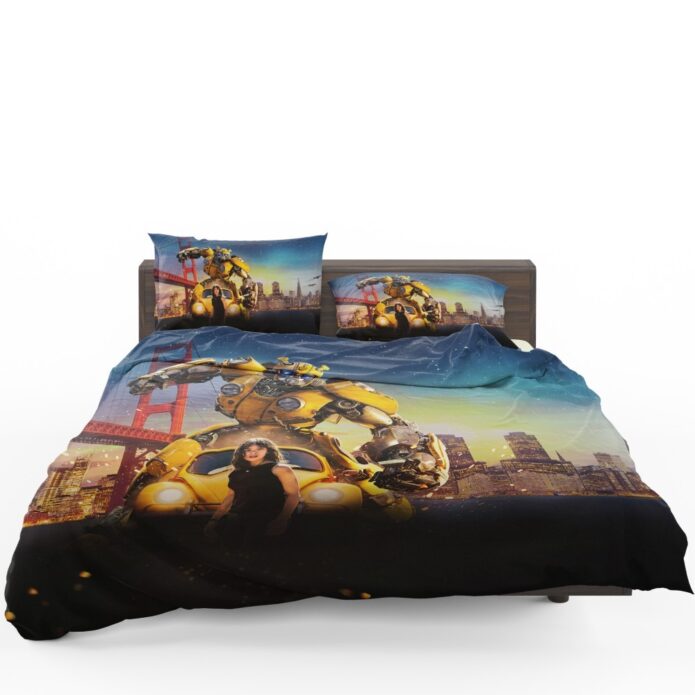 Bumblebee Movie Transformers Hailee Steinfeld Bedding Set 1