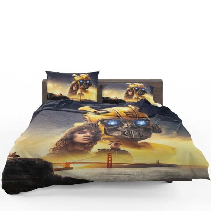 Bumblebee Movie Transformers Hailee Steinfeld Sci-Fi Thriller Bedding Set 1