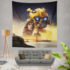 Bumblebee Movie Transformers Hailee Steinfeld Sci-Fi Thriller Wall Hanging Tapestry