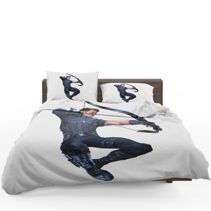 Captain America Civil War Movie Hawkeye Jeremy Renner Bedding Set 1