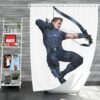 Captain America Civil War Movie Hawkeye Jeremy Renner Shower Curtain