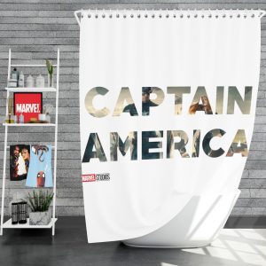 Captain America The First Avenger Movie Shower Curtain