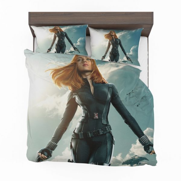 Captain America The Winter Soldier Movie Avengers Black Widow Scarlett Johansson Bedding Set 2
