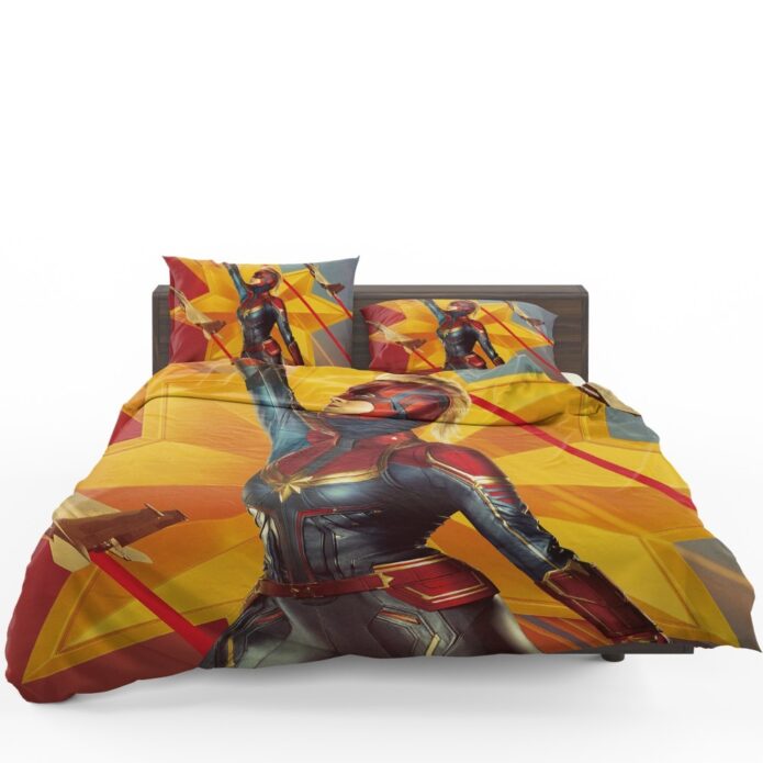 Captain Marvel Movie Brie Larson Avenger Bedding Set 1