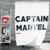 Captain Marvel Movie Shower Curtain