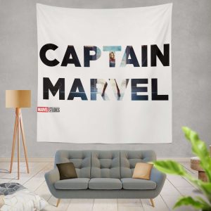 Captain Marvel Movie Wall Hanging Tapestry