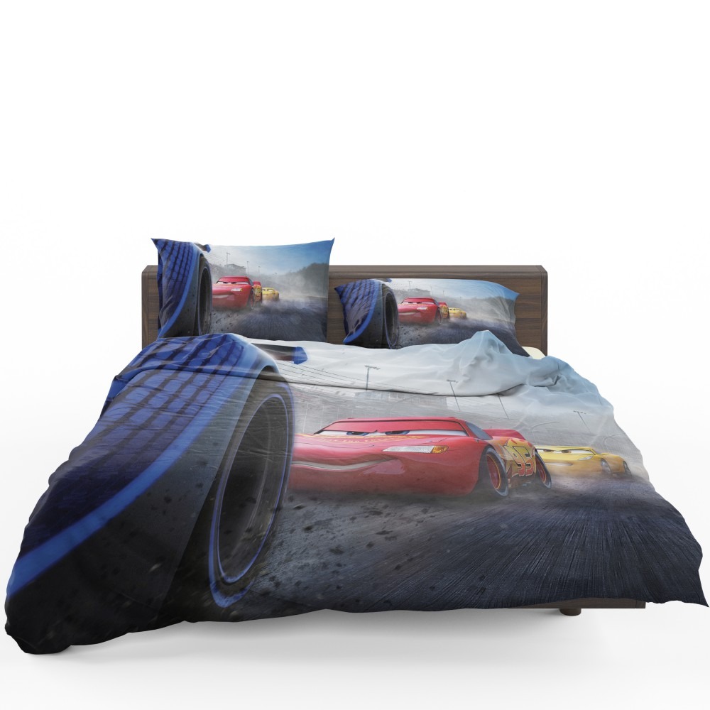 Cars 3 Movie Cruz Ramirez Jackson Storm Lightning Mcqueen Bedding