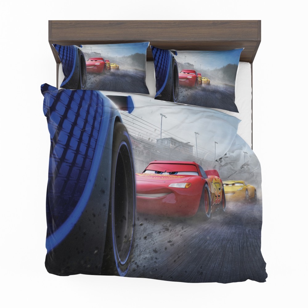 Cars 3 Movie Cruz Ramirez Jackson Storm Lightning Mcqueen Bedding