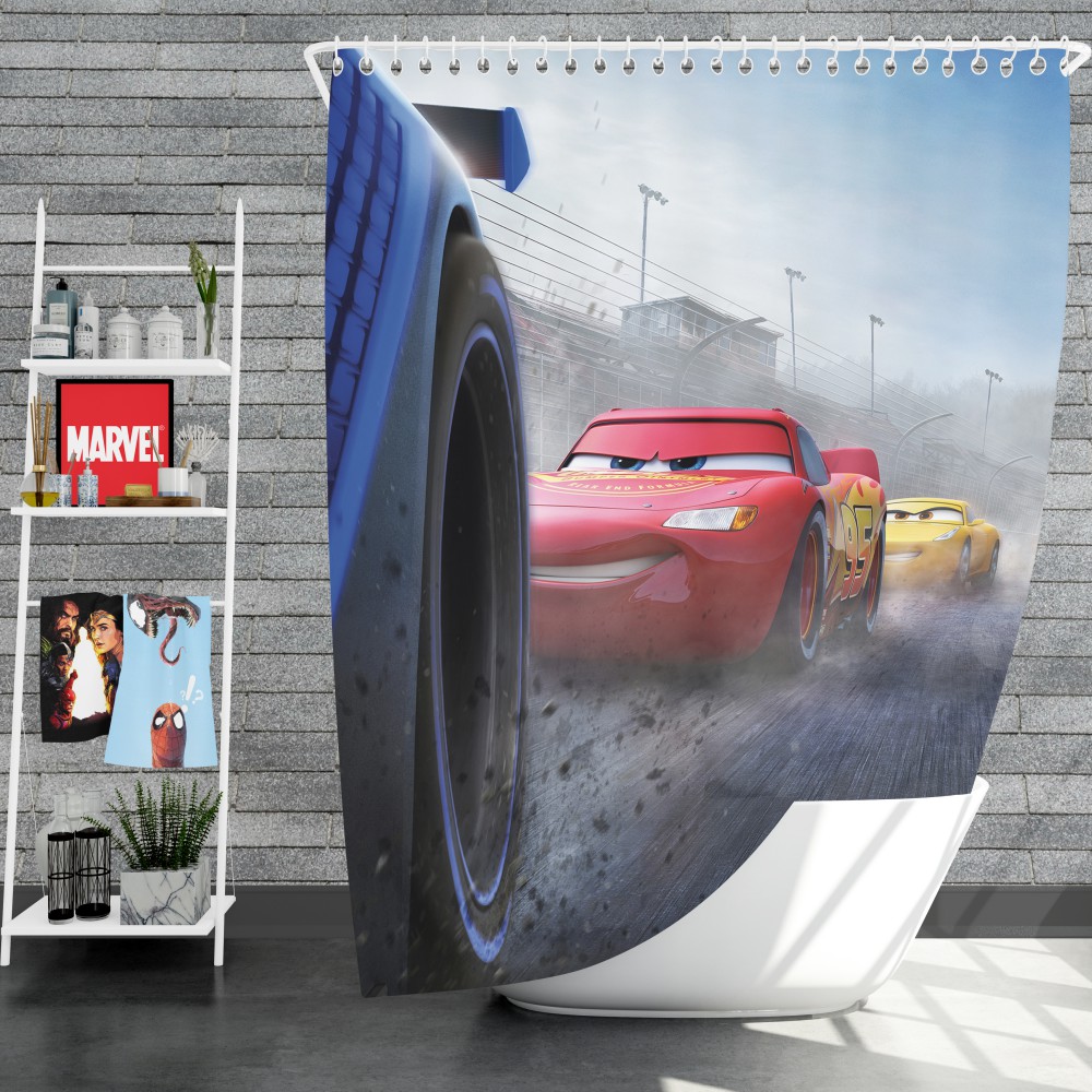 lightning mcqueen and jackson storm