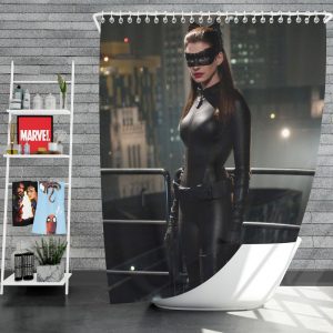 Catwoman in The Dark Knight Rises Movie Shower Curtain