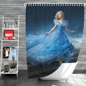 Cinderella Movie Lily James Shower Curtain