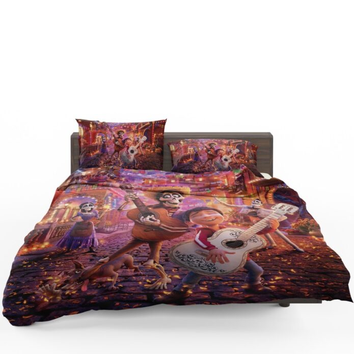 Coco Movie Coco Dante Ernesto de la Cruz Hector Imelda Rivera Bedding Set 1