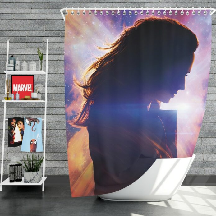 Dark Phoenix Movie Jean Grey Marvel Comics Shower Curtain