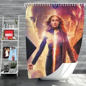 Dark Phoenix Movie Sophie Turner X-Men Shower Curtain