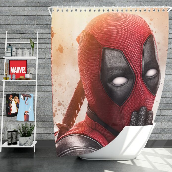 Deadpool 2 Movie Marvel Shower Curtain