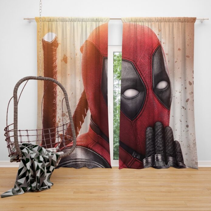 Deadpool 2 Movie Marvel Window Curtain