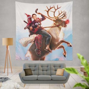 Deadpool 2 Movie Once Upon A Deadpool Wall Hanging Tapestry