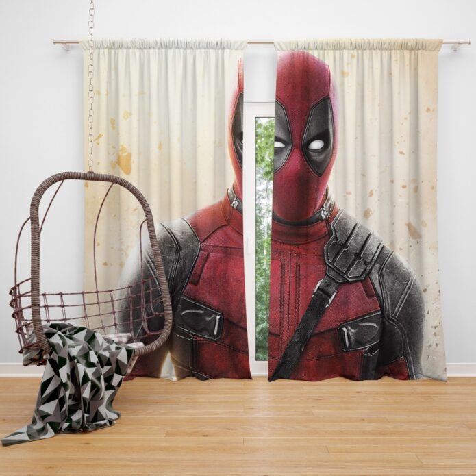 Deadpool 2 Movie Super Hero Window Curtain