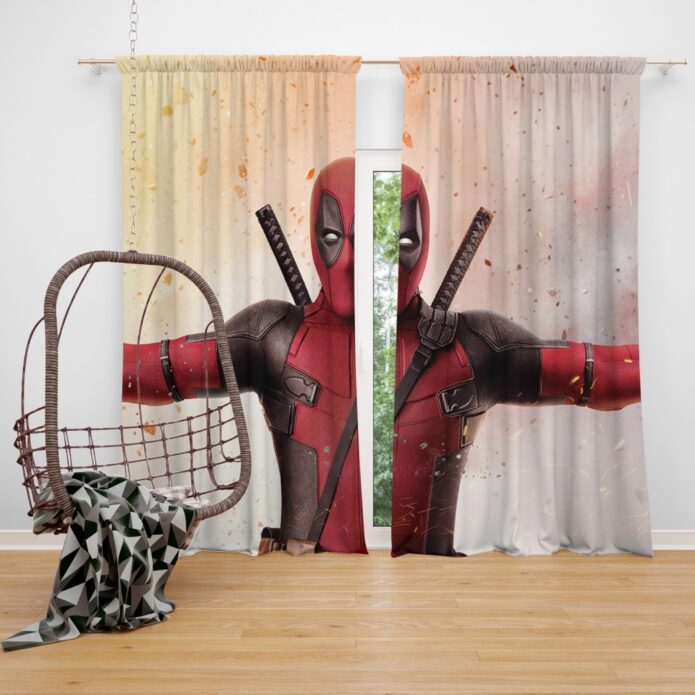 Deadpool 2 Movie Window Curtain