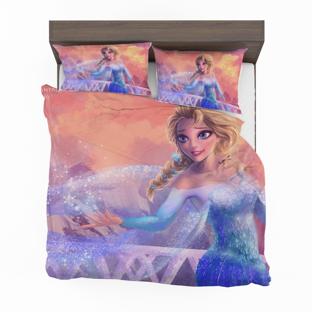 New With Tags Frozen 2 Fearless Journey Quilt Blanket Set Full Queen NWT Elsa II