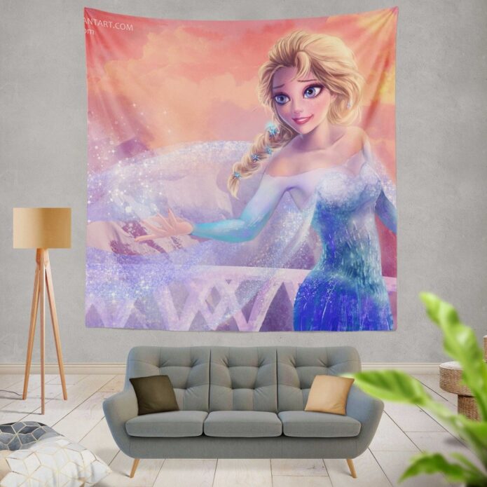 Elsa in Frozen 2 Movie Wall Hanging Tapestry
