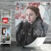 Game Of Thrones TV Series Sansa Stark Sophie Turner Shower Curtain
