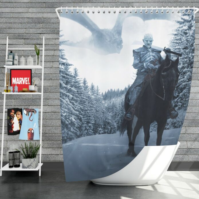 Game Of Thrones TV Show White Walker Shower Curtain