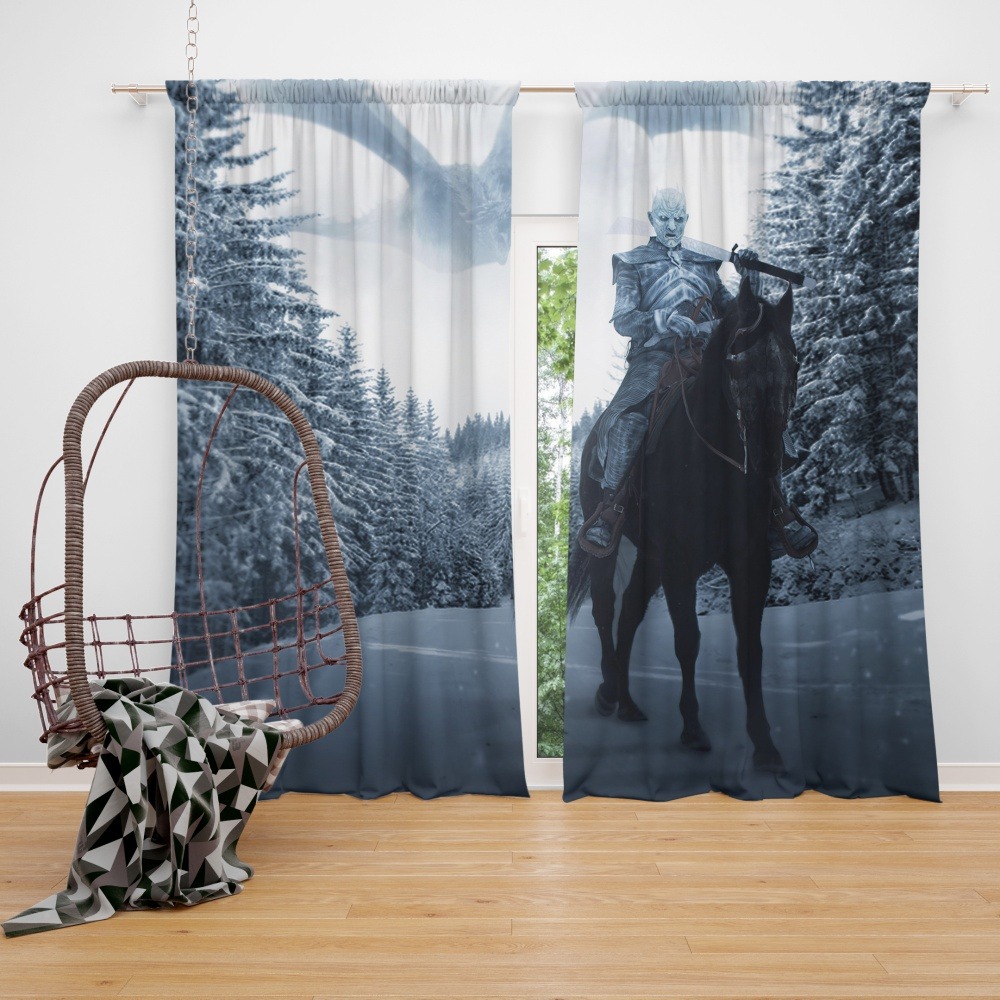 Game Of Thrones Tv Show White Walker Window Curtain Ebeddingsets Game Of Thrones Tv Show White Walker Window Curtain Ebeddingsets