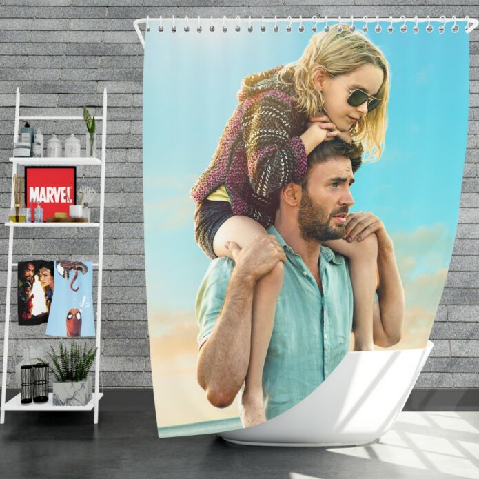 Gifted Movie Chris Evans Mckenna Grace Shower Curtain